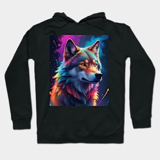 Wolf Sam on the Lookout Hoodie